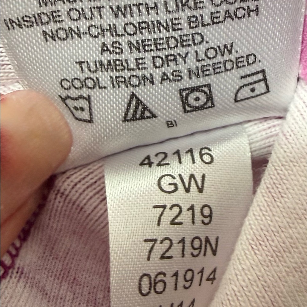 Hanna Andersson White Label with Pink Script - Picture 4 of 5